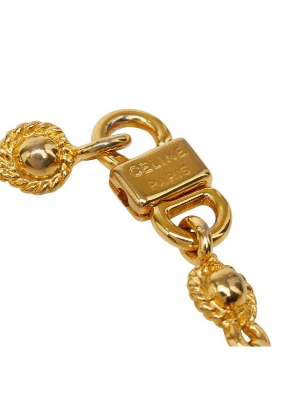 Celine Triomphe Necklace Gold Plated - Picture 5 of 6